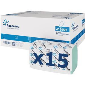 Produktbild für Papierhandtücher Papernet 419959, 2-lagig