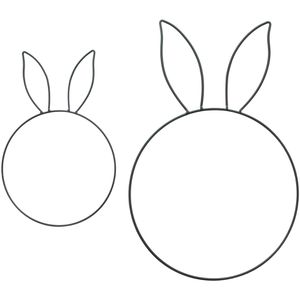 Osterdeko Frank-Flechtwaren 770810, 2 Stück