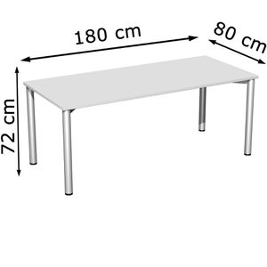 Produktbild für Besprechungstisch Geramöbel S-710126-LS, rechteckig