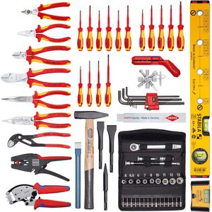 Produktbild für Werkzeugkoffer Knipex BIG Basic Move ElektroPlus