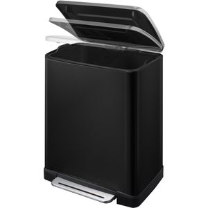 Produktbild für Mülleimer EKO E-Cube, VB 926850, matt schwarz