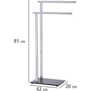 Produktbild für Handtuchhalter Wenko Lava 22090100, silber