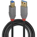 USB-Kabel Lindy 36743 Anthra Line, USB 3.0, 3 m