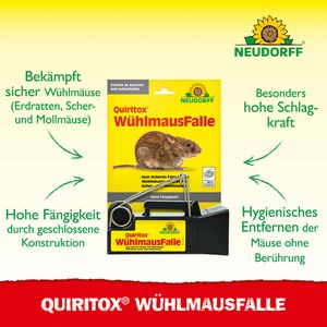 Produktbild für Wühlmausfalle Neudorff Quiritox, Zangenfalle