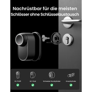 Produktbild für Smartes-Türschloss SwitchBot SmartLock Ultra Keypad &amp; Zentrale
