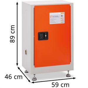 Produktbild für Akku-Lagerschrank CEMO FMplus S, 11652, mit 2 Fachböden