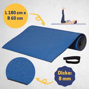 Produktbild für Yogamatte Best-Sporting blau/grau, 0,8 cm stark