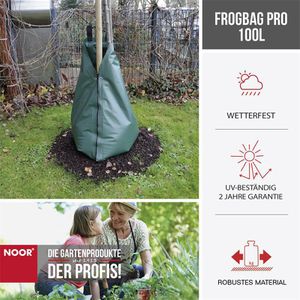 Produktbild für Baumbewässerungssack NOOR Frogbag Pro, 6-8 Stunden, 100 Liter