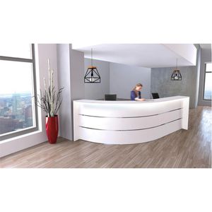 Produktbild für Empfangstheke Kerkmann Bari 3543, weiß