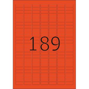 Produktbild für Universaletiketten Herma 4244, Special, rot