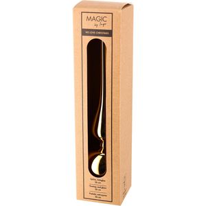 Produktbild für Christbaumspitze Inge-Glas Brokat, matt oder glänzend, gold