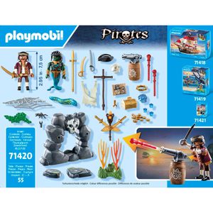 Produktbild für Spielset playmobil PIRATES 71420, ab 4 Jahre