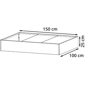 Produktbild für Hochbeet Herstera Cube HG08979802, aus Stahl