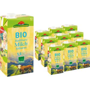 Milch Schwarzwaldmilch fettarme H-Milch, Fettgehalt 1,5%