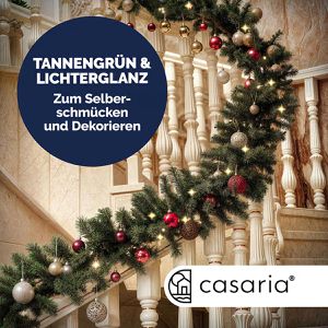 Produktbild für Weihnachtsgirlande CASARIA 101778, für innen und außen IP44