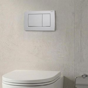 Produktbild für Betätigungsplatte Geberit Twinline30, aus Kunststoff, für WC