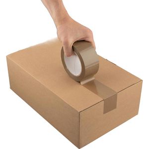 Produktbild für Packband Supra SUPRABAND 124, 100008, PVC, braun