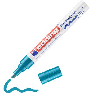 Produktbild für Lackmarker Edding 750, wasserfest &amp; permanent, hellblau
