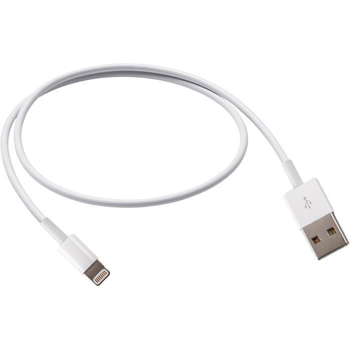 Apple Ladekabel ME291ZM/A, weiß, USB A auf Apple Lightning, BULK, 0,5m –  Böttcher AG
