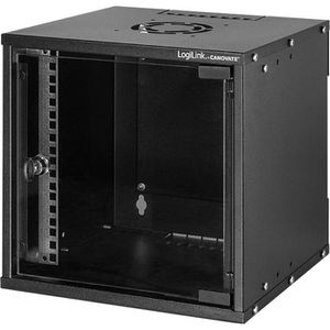Produktbild für Netzwerkschrank LogiLink Cabinet EconLine, W66Z30B, 10 Zoll
