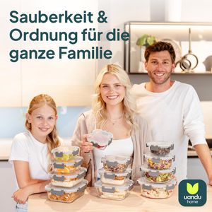 Produktbild für Frischhaltedose uandu aus Glas