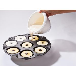 Produktbild für Backform Zenker Apfelküchliblech, für 8 Kuchen, aus Stahl