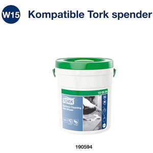 Produktbild für Reinigungstücher Tork 190694, W15, feucht