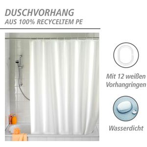 Produktbild für Duschvorhang Wenko Uni, 120 x 200 cm