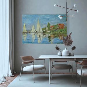 Produktbild für Wandbild Artgeist Claude Monet Regatta