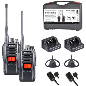 Produktbild für Funkgerät Midland G13 2er Kofferset, PMR446