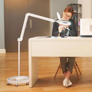 Produktbild für Lupenleuchte Lumeno 7218 MKIII, mit Rollstativ