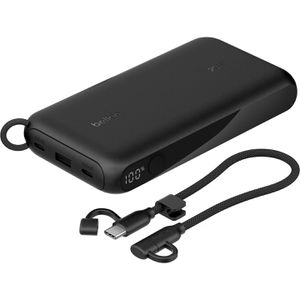 Produktbild für Powerbank Belkin BoostCharge 20K Display schwarz, 20000mAh