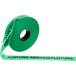Produktbild für Trassenwarnband Kelmaplast Achtung Abwasserleitung