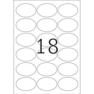 Produktbild für Universaletiketten Herma 4358, weiß