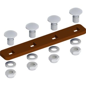 Produktbild für Verbindungslasche Layher 1049203, für Dachleiter