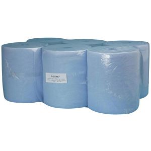 Putztuchrolle Wipex Work, 55207, aus Zellstoffvlies, blau