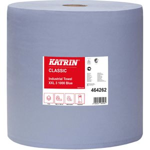 Putztuchrolle Katrin Classic XXL, 464262, aus Zellstoff, blau