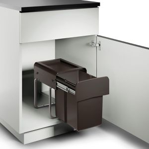 Produktbild für Einbaumülleimer Naber Clap 345 K/300-1, 8011450