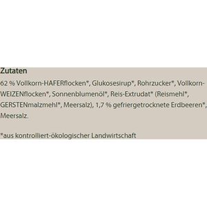 Produktbild für Müsli BioZentrale Crunchy Erdbeere, BIO