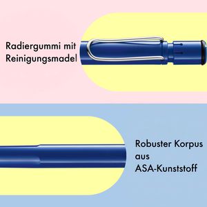 Produktbild für Druckbleistift Lamy safari 114, blau, Kunststoff