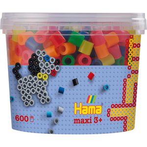 Bügelperlen Hama-Perlen 8572 Maxi-Mix, Neon