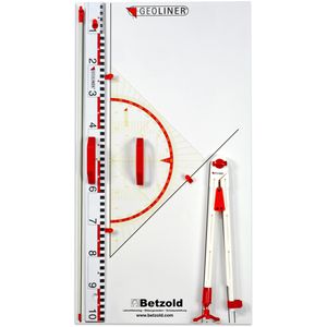 Tafelzeichengerät Geoliner Gamma, Geräteplatte