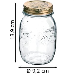 Produktbild für Einmachglas Bormioli-Rocco Quattro Stagioni, mit Schraubdeckel