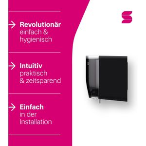 Produktbild für Toilettenpapierspender Satino Hyginity, 333427, MT1