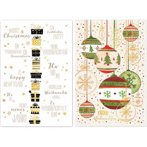 Produktbild für Weihnachtskarte Böttcher-AG modern sortiert