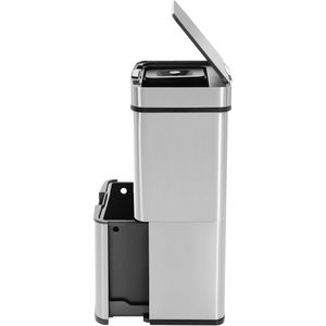Produktbild für Mülleimer Hailo Öko Vario XL, IR Sensor, silber