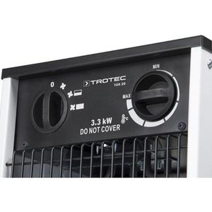 Trotec Heizlüfter TDS 20 Industrieheizer, Thermostat, schwarz / weiß, 3300  Watt – Böttcher AG