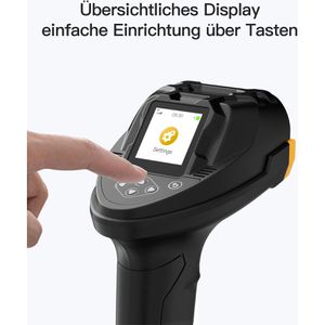 Produktbild für Barcode-Scanner Inateck Pro 8 SE_black, kabellos
