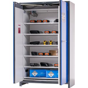 Produktbild für Akku-Lagerschrank asecos ION PRO 90, mit 6 Fachböden