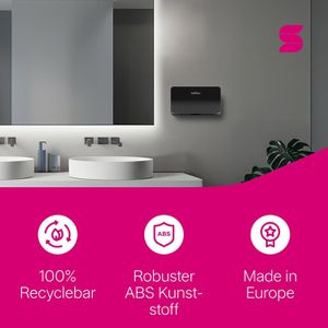 Produktbild für Handtuchspender Satino Hyginity XS, 333429, PT 3